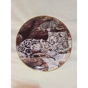 1993 The Fleetwood Collection The Endangered Kingdom Mountain Serenity Plate